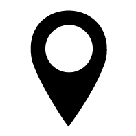 Ícono de ubicación de GPS.