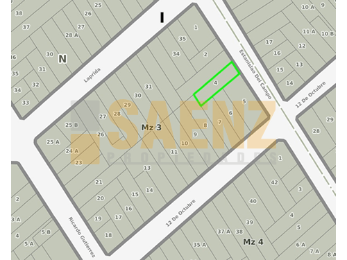 Imagen de la propiedad de la calle Estanislao del Campo 1055 en Dock Sud, Avellaneda.